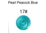 Peacock blue perleťová