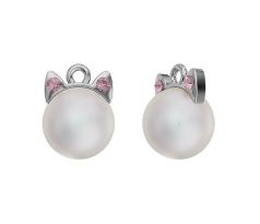 CUTIE CUTES SWAROVSKI - Kitty Kat, white pearle