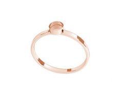 Prsten Vanesse s lůžkem Ag 925/1000 Rose Gold