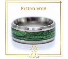 Prsten Eren široký 8 mm