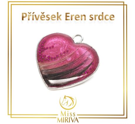 Přívěsek Eren srdce v lůžku