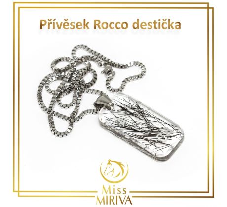 Přívěsek Rocco destička včetně řetízku