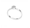 Prsten Vanesse s lůžkem Ag 925/1000 Rhodium