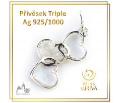 Přívěsek Triple Ag 925/1000