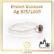 Prsten Vanesse s lůžkem Ag 925/1000 Rhodium