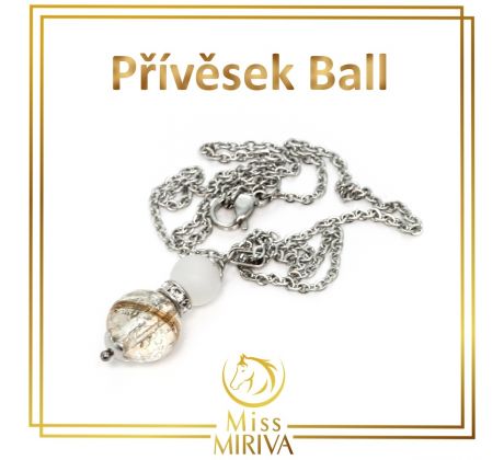 Přívěsek na krk Ball s řetízkem