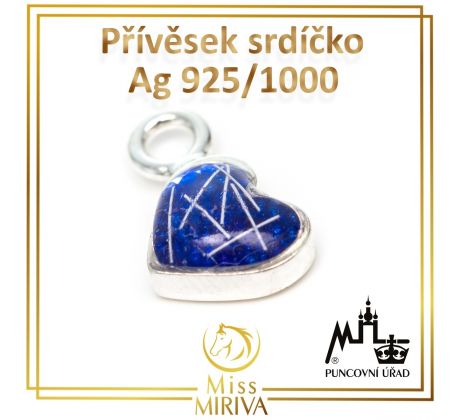 Přívěsek srdíčko Ag 925/1000