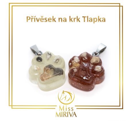 Památeční přívěsek na krk Tlapka