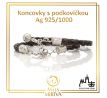 Koncovky s podkovičkou Ag 925/1000
