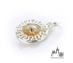 Přívěsek Labyrinth Ag 925/1000 Rhodium 0,2 µm