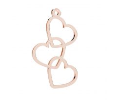 Přívěšek Triple Ag 925/1000 Rose Gold 0,4 µm
