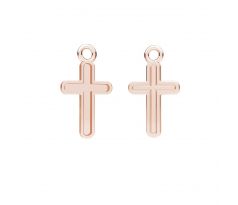 Přívěšek Křížek Ag 925/1000 Rose Gold 0,4 µm