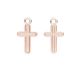 Přívěšek Křížek Ag 925/1000 Rose Gold 0,4 µm