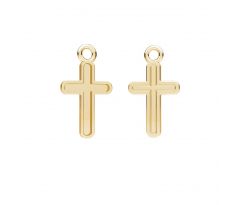 Přívěšek Křížek Ag 925/1000 18K Gold 0,5 µm