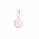 Přívěsek Base, průměr 6,8 mm, Ag 925/1000 Rose Gold 0,4 µm